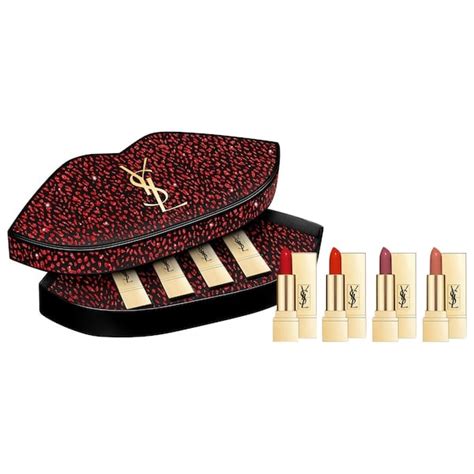 yves saint laurent mini rouge pur couture lipstick set|yves Saint Laurent lipstick shades.